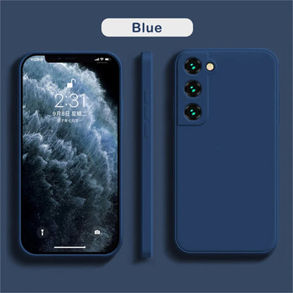 luxury Liquid Silicone Case for Samsung S24 Galaxy S20 S21 S22 S23 FE Plus Note10 20 A52 A31 A41 A71 A51 A72 A70 A50 Coque